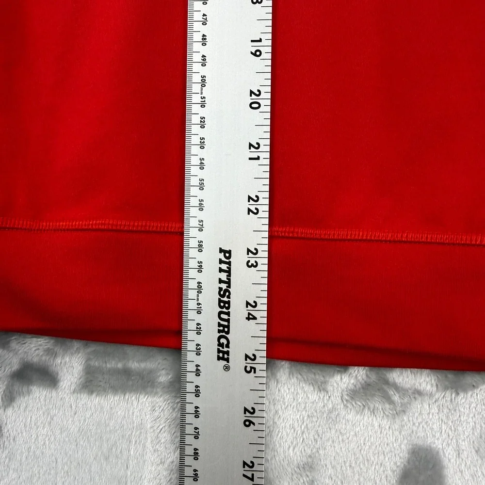 Adidas Miami University RedHawks Quarter Zip Pullover Red Unisex Small Gorpcore